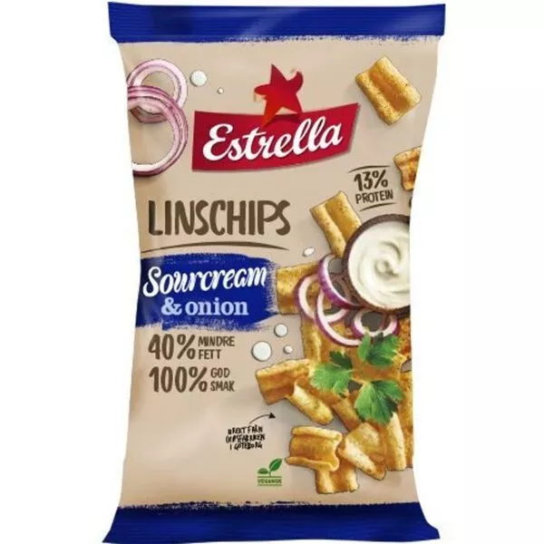 Estrella Linschips Sourcream & Onion (110g)