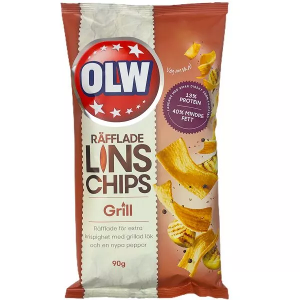 OLW Linschips Grill (90g)