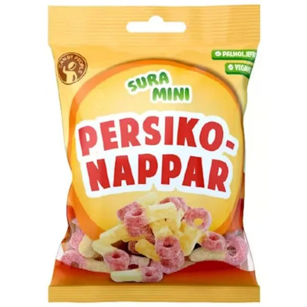 Candy People Sura Mini Persiko-Nappar (70g)