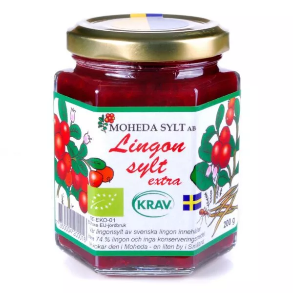 Moheda Lingon Sylt extra - Preiselbeerkonfitüre organic (200g)