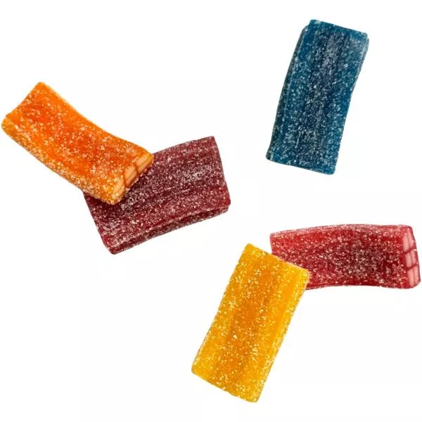 TEGELSTENAR FYLLDA BLANDADE FRUKTSMAKER