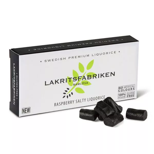 Lakritsfabriken Lakritz Himbeer / salzig - Premium Liquorice Salty Raspberry (40g)
