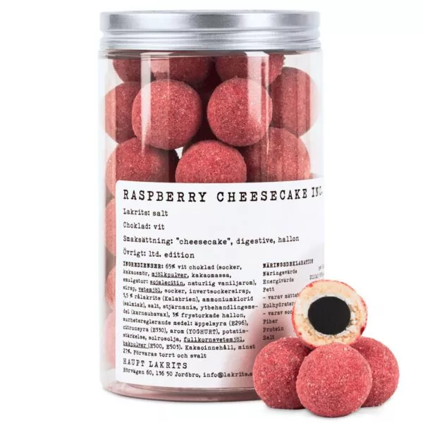 Haupt Lakrits Raspberry Cheesecake Inc. Ltd. Ed. (250g)