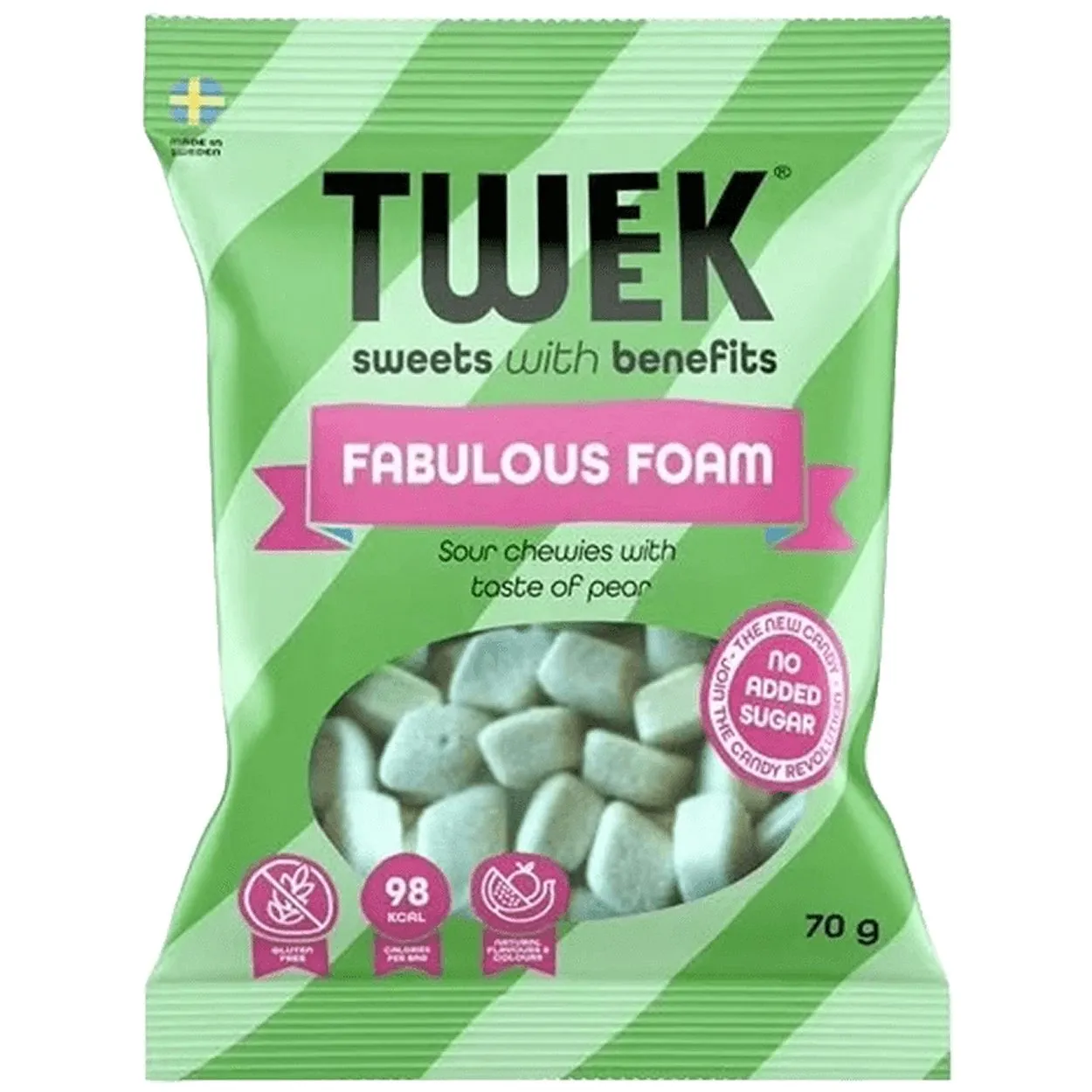 7350101600221TWE-1 Tweek Fabulous Foam – Schaumzucker mit Birnengeschmack (70g)