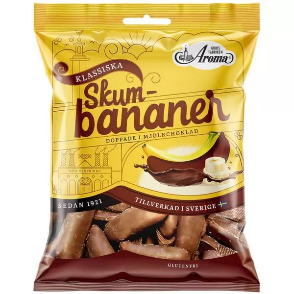 Aroma Skumbananer Choklad (100g)