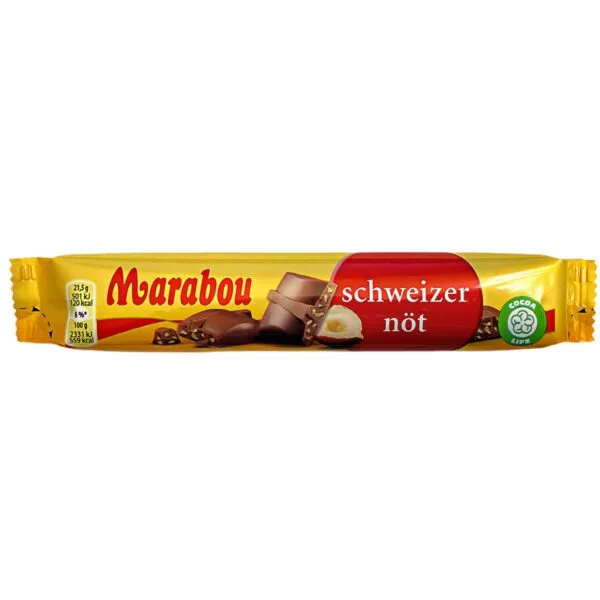 Marabou Schweizer Nöt - Riegel (43g)