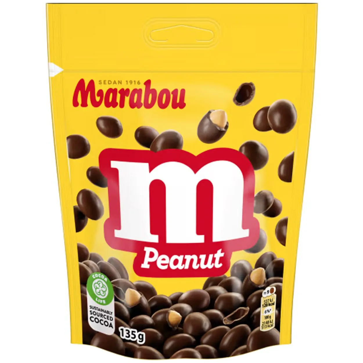 7622202264818MAR-1 Marabou M Peanut (135g)