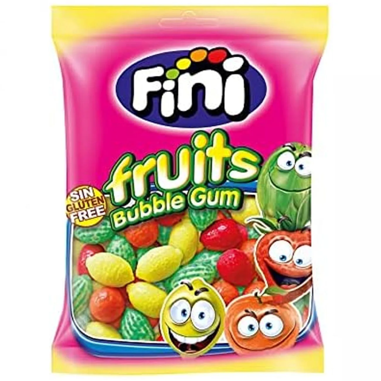 8410525143397FIN-1 Fini Fruits Bubble Gum (75g)