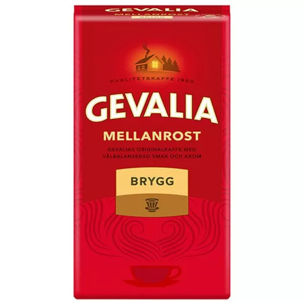 Gevalia mellanrost BRYGG - Röstkaffee, gemahlen (450g)