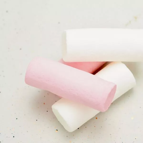 SKUMSÖTSAKER VIT OCH ROSA