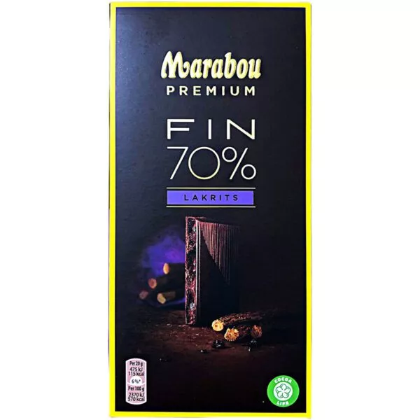 Marabou Premium FIN 70 % Lakrits (100g)