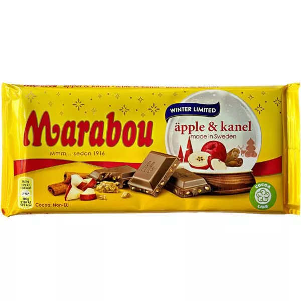 Marabou äpple & kanel - winter edition (185g)