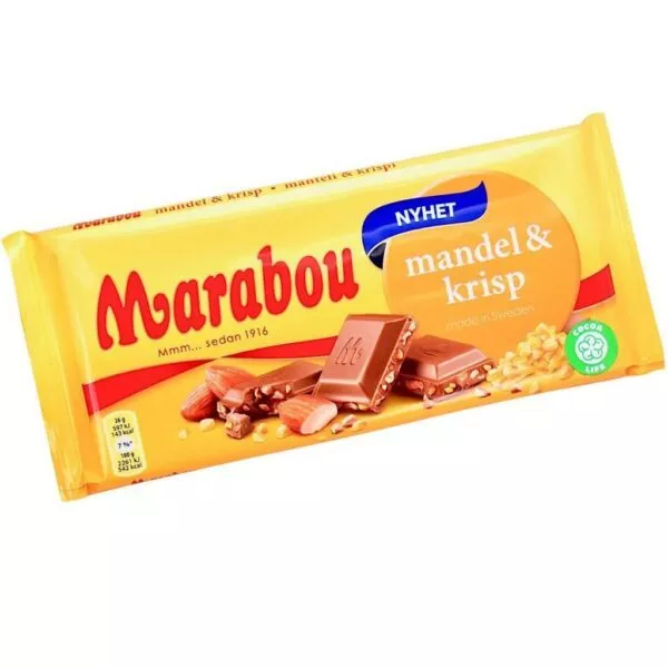 Marabou mandel & krisp (185g)