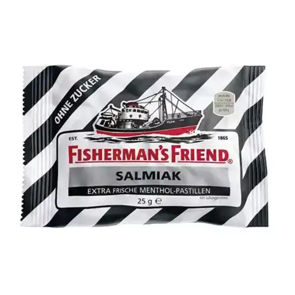 Fisherman’s Friend Salmiak – Extra Frische Menthol-Pastillen (25g)