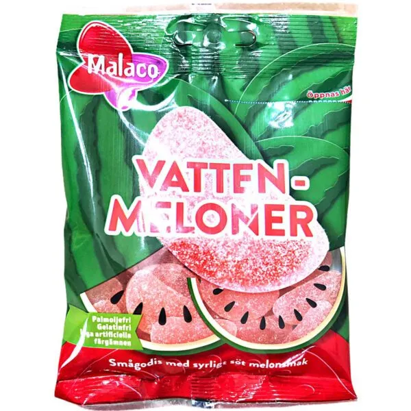 Malaco Vattenmeloner (90g) *SONDERPREIS wegen kurzer Haltbarkeit*
