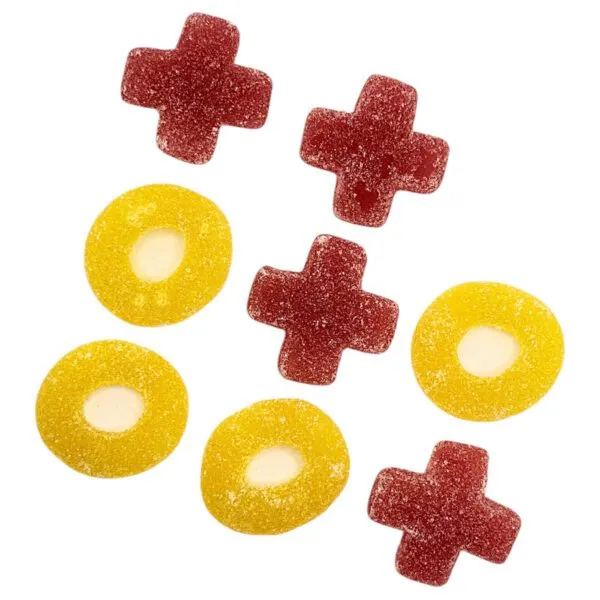MALACO TIC TAC TOE – WEINGUMMI MIT FRUCHTGESCHMACK (100g)