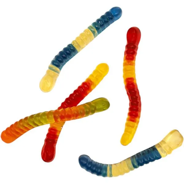 FRUKTMASK GELE – FRUCHTGUMMI-WÜRMER MIT FRUCHTGESCHMACK (100g)