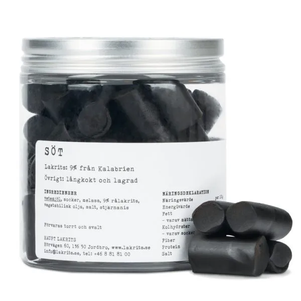 Haupt Lakrits SÖT – Süße Lakritzstücke (150g)
