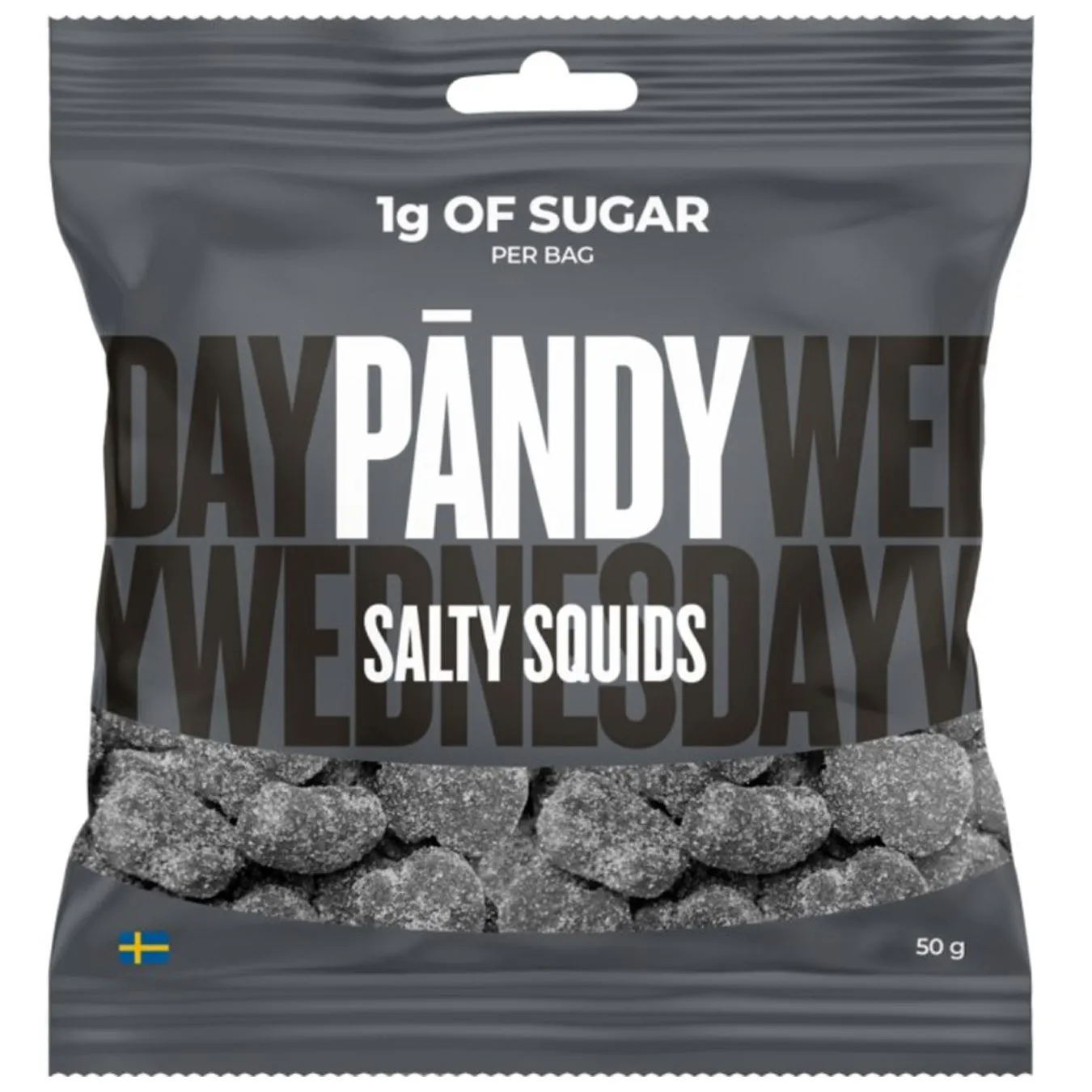 7350000153743MON-1 Pändy Salty Liquorice – zuckerreduziertes Salzlakritz (50g)