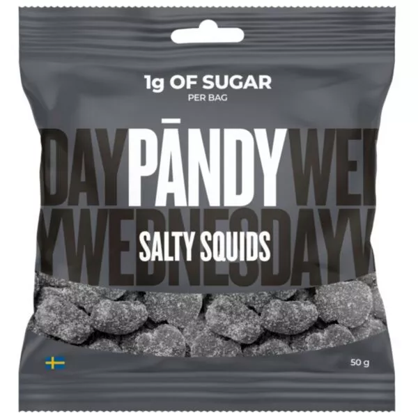 Pändy Salty Liquorice – zuckerreduziertes Salzlakritz (50g)