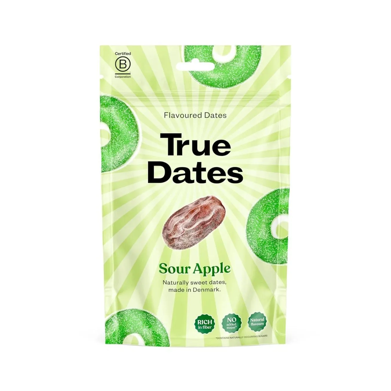 5745000657476TRU-1 True Dates Sour Apple – Datteln mit saurem Apfelgeschmack (70g)