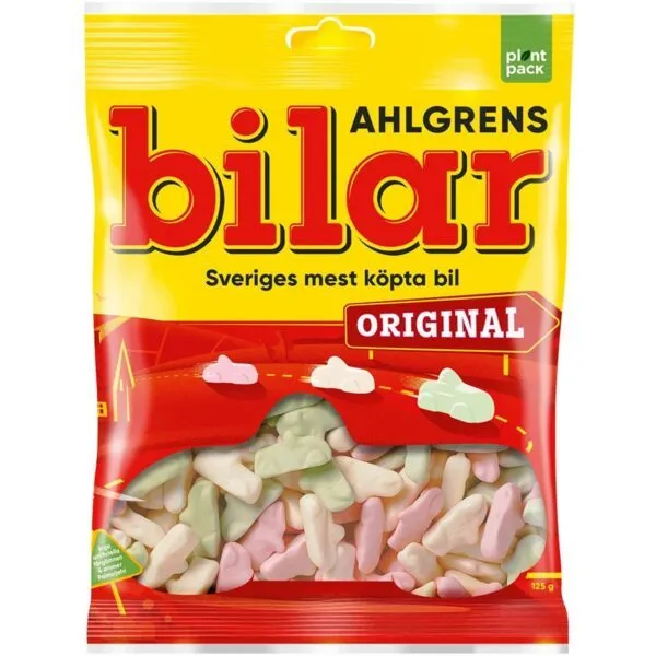 Ahlgrens bilar Original – Schaumzucker-Autos (125g)