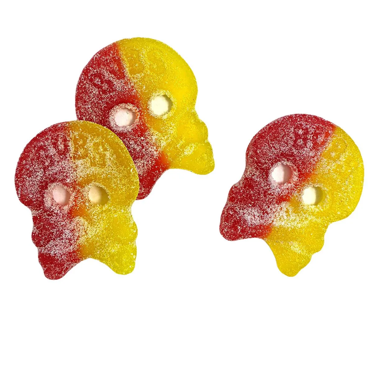 7393077195884BUBS-1 BUBS STORA SURSKALLAR (GIANT FIZZY SKULLS) - Saure Fruchgummis (300g)