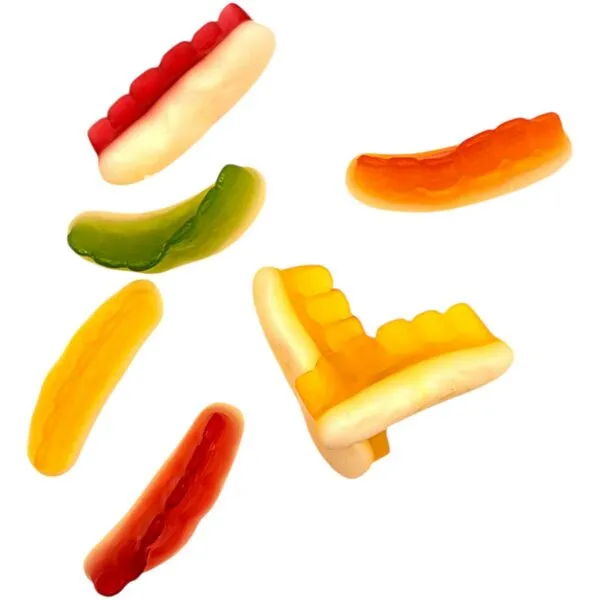 JELLOO TEETH – FRUCHTGUMMI MIT SCHAUMZAHN-FORM (300g)