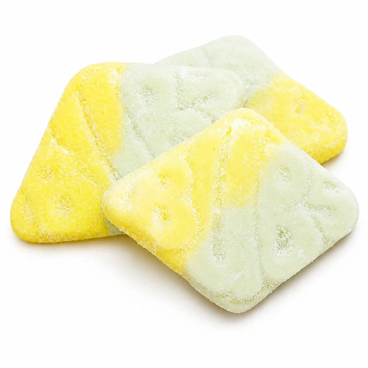 9336162 BUBS SURA SKUMROMBER - SAURE SCHAUMZUCKER-RAUTEN MIT TUTTI-FRUTTI-GESCHMACK (300g) – Bild 1